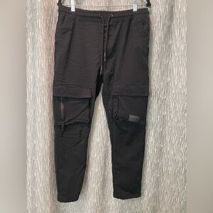 Men's Black Cargo Pants